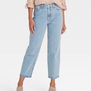 Wild Fable High Rise Straight Ankle Jeans
